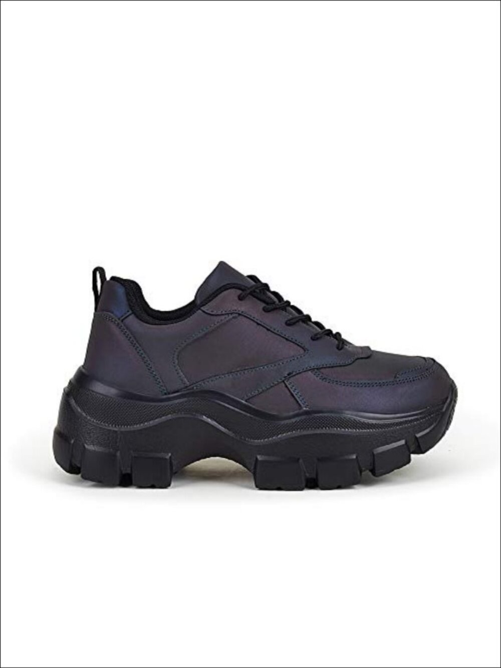 Women's Chunky Platform Dad Sneakers Lace-Up Walking Shoes